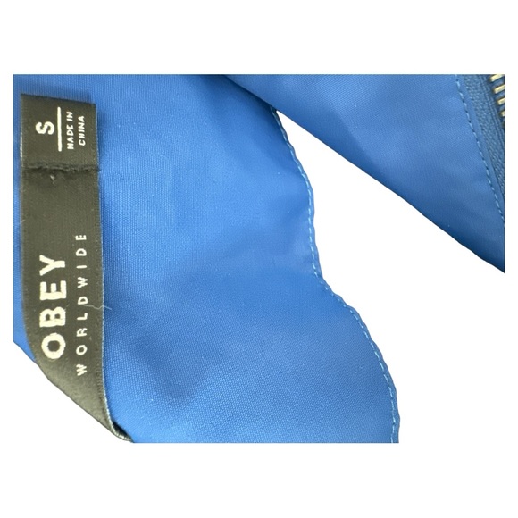 Obey Drop Shoulder Windbreaker Jacket Size Small - Picture 4 of 4